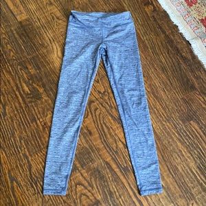 Ivivva size 10 blue and black leggings